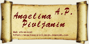 Angelina Pivljanin vizit kartica